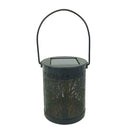 Metal Rattan Outdoor Solar Hanging LED Light Garden Yard Decoration Lamp