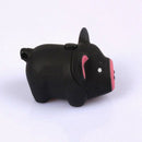 Cute Pig Keyring Keychain LED Light Touching with Sound Car Bag Pendant Cha C3J6