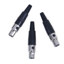 1Pc 3pin female plug mini TA3F XLR audio microphone connector MIC adapte3c