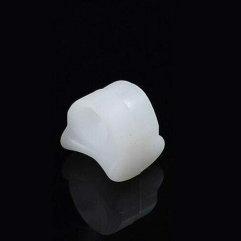 2x Toe Pad Bunion Gel Separator Overlap Silicone Corrector Pain Relief Fu OQV