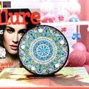 DIY LED Diamond Painting Mandala Full Special Shaped Light Home Decor (A)