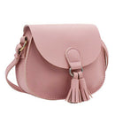 Cute Cat Tassel Shoulder Bag Small Mini Coin Purse Messenger Bag Crossbody  F7H8