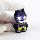 Superhero Batman Design LED Keychain Flashlight Sound Pendant Key Ring Gift A