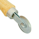 Screen Rolling Tool with Wood Handle and Steel Wheels