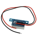Mini LED voltmeter display backlight blue 17 volts