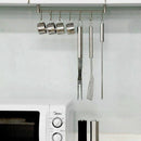 Kitchen Rail Rack Wall Mounted Utensil Hanging Rack Stainless Steel Hanger  P6C3