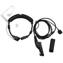 Flexible Throat Mic Microphone Covert Acoustic Tube Earpiece Headset