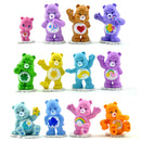 12PCS CARE BEARS CAKE TOPPERS 12 PLASTIC FIGURES BRAND NEW Gift For Kids