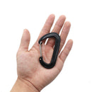 12KN Professional Aviation Aluminum D Shape Buckle Climbing Carabiner Equipment