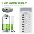 808U Multi-function 8 Slots Nickel Hydrogen Battery Charger for AA AAA Battery