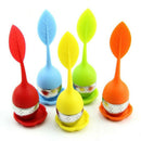 Silicone Stainless Steel Leaf Tea Strainer Teaspoon Infuser Ball Spice Filt