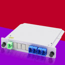 1:4 Fiber Optical Plc Splitter Sc/Upc 1X4 Lgx Box Cassette Card Inserting P
