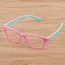 4pcs Kids Eyeglass UV400 Children Anti Eyestrain Soft Frame Eyewear Unisex