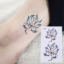 Waterproof Temporary Tattoo Stickers Nine Tail Fox Water Transfer flash tatooME