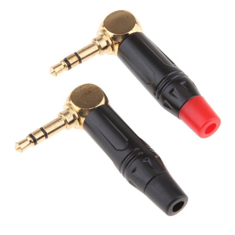 4Pieces 3.5mm 3Pole Male Repair Earphones Audio Solder Jack Plug Adapter