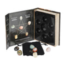 6xChakra Stones Engraved Symbols Polished Stone Natural Stone Feng Shui Yoga