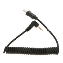 Coiled S2/L Remote Shutter Connect Cable for Sony A58 NEX 3 A7R A9 A7S II A6500