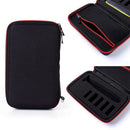Shaver Case Travel Electric Shaver Storage Organizer Carrying Bag (Red Zipp K2W3