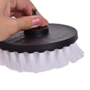 5Inch White Electric Drill Brush Attachment Cleaning Carpet Leather Ppholst- OZ