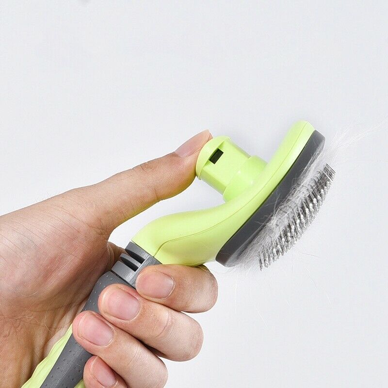 Dog Brush Cat Brush Self Cleaning Slicker Brush, for Long, Medium, Short, T Z2Z4