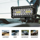 7 Inch 120W Combo Led Light Bars Spot Flood Beam for Work Driving Offroad B