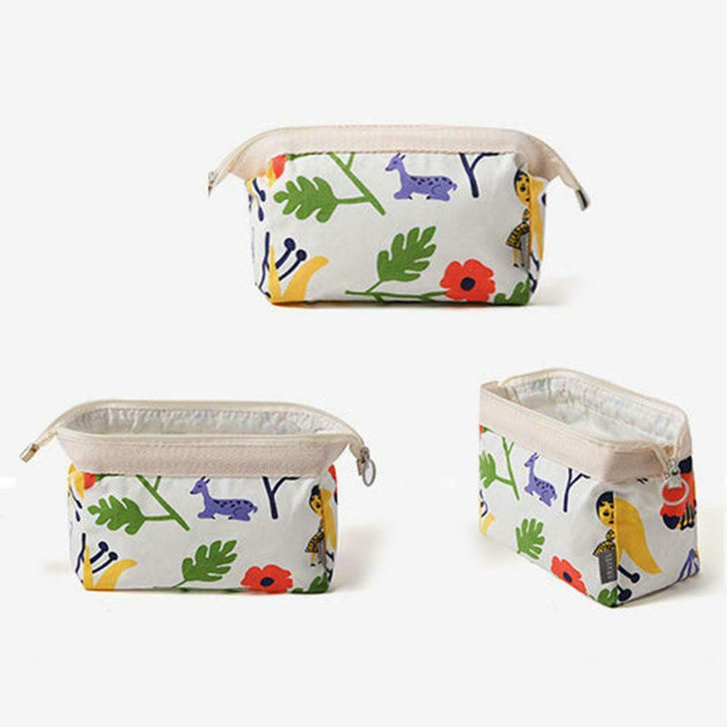 Women Makeup Bag Waterproof Cosmetic Bags Travel Toiletry Kit Organizer (D) A