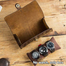Watch Roll Display Box Leather Travel Case Wrist Watches Storage Pouch AU