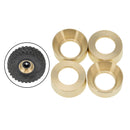 Lot 4 1:24 RC Metal Wheel Rims for Axial SCX24 AXI90081 Car Trucks DIY Parts