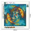 5D DIY Full Drill Diamond Painting Pisces Cross Stitch Embroidery Mosaic