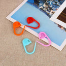 100pcs Mixed Colors Knitting Holder Locking Stitch Needle Clip Crochet Markers
