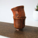 Eco friendly 80ml Wooden Cup Primitive Handmade Tea Coffee Wine Cup Chinese