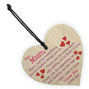 1PC Heart Plaque Decoration Memory Mum  Memorial Bauble Gifts Crafts Party DecFT