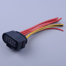 1Pc 10 Pin Headlight Head Lamp  Connector Plug Fit AUDI A3 2006-2013 1J0973735