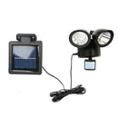 22 Led Dual Security Detector Solar Spot Light Motion Sensor Outdoor Floodl D9F5