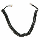 10ft Telephone Handset Phone Extension Cord Coil Line Cable Wire Black AU H0J9