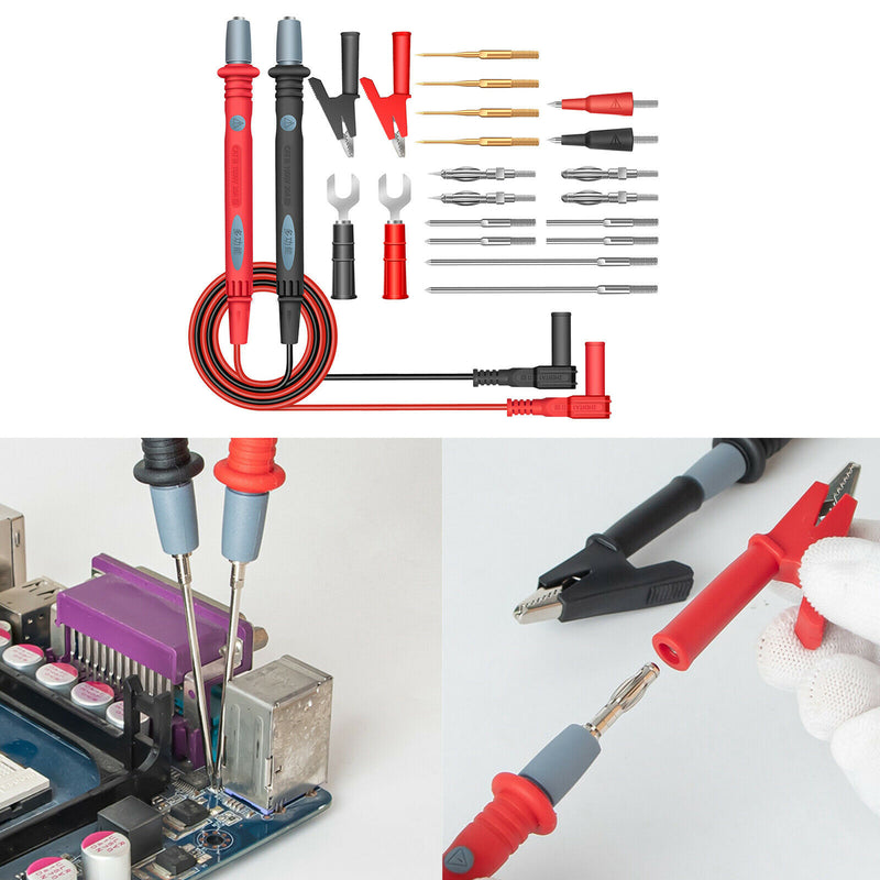 22 in 1 Electronic Test Leads Kit, Digital Multimeter Leads, with Alligator