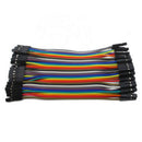 Reliable Quality 40pcs 10cm 1p-1p female to Female jumper wire Dupont cable  JR