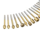 20 HSS Ti Routing  Grinding Bit Burr Speed Kit for Rotary Cutter Tool