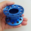 4 Packs Tech Finger Spool Freediving Aluminum Alloy Guide Line Blank Reel