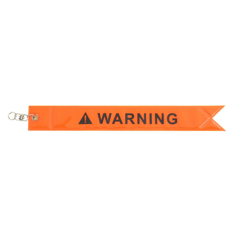 225x30mm Universal Car Rear Hanging Reflective Strap Safety Warning Ribbon