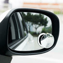 2pcs Round Frameless Car Blind Spot Mirrors Auto Side Rearview Parking Mirrors