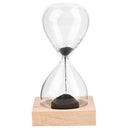 1Pcs Hand-blown Timer clock Magnet Magnetic Hourglass Hourglass crafts sand D4Z1