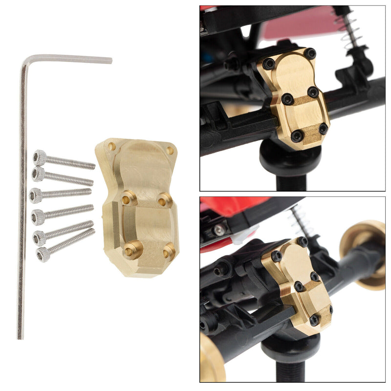 Brass Racing Diff Cover for Axial SCX24 AXI00002 AXI90081 1/24 RC Car Upgrade