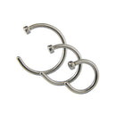Fashion Unisex Surgical Steel Nose Screw Ring Hoop Body Piercing Stud Jewelry-OZ