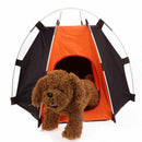 Portable Folding Camping Pet tent Dog House Cage Dog Cat Tent Easy Operatio