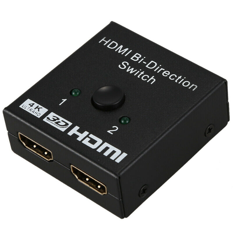 HDMI Switcher 2 Ports Bi-direction Manual Switch 2 x 1 / 1 x 2 HDMI Hub-HDC Q9Q7