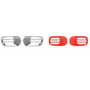 Metal Car Rear Tail Fog Light Lamp Cover Decoration Trim for Jeep Renegade