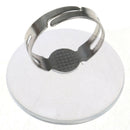 Crystal Glass Ring Glue Holder Individual Eyelash Extension Glue Pallet Adhes BX