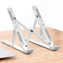 2X(Laptop Stand Portable 6 Heights Adjustable Aluminum Desktop Ventilated C