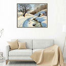 5D DIY Four Season Scenery Full Drill Diamond Painting Embroidery Craft(D)